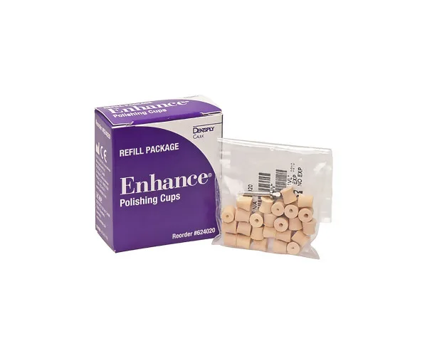 Гумки для полірування Enhanсe (25 шт + мандрела).Dentsply Dentsply-maillefer (Німеччина)